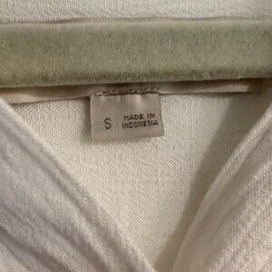 White Gauze Textured Top